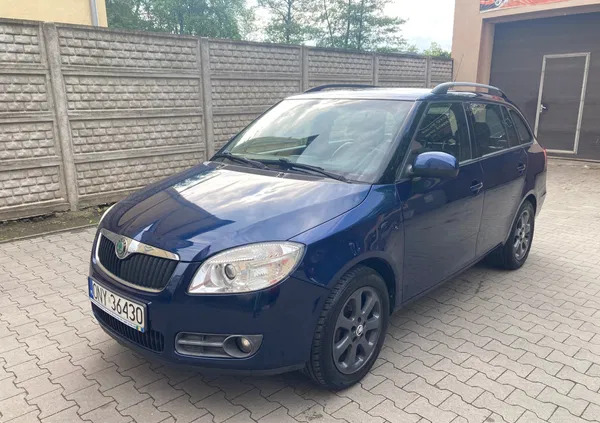 samochody osobowe Skoda Fabia cena 19900 przebieg: 156000, rok produkcji 2008 z Nysa